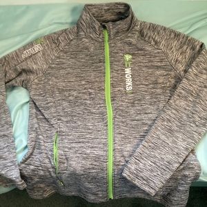 ItWorks! Logo warm up full zipper jacket